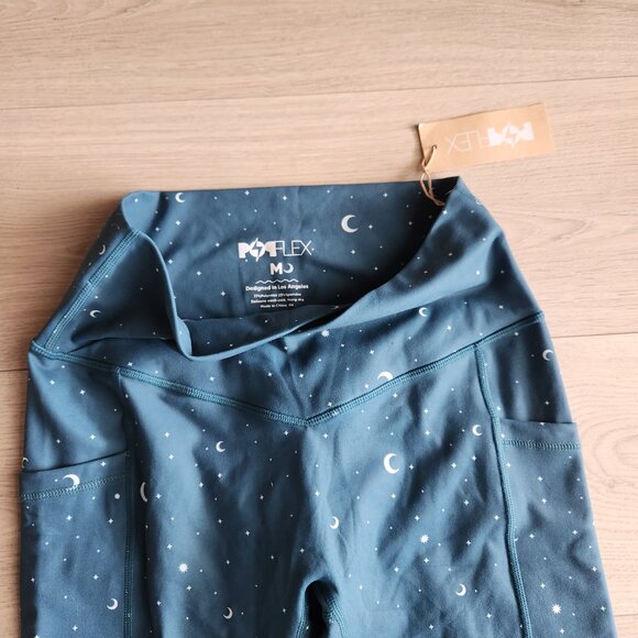 POPFLEX Pants - POPFLEX Blue Celestial Leggings